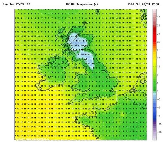 UK and Europe weather forecast latest, September 24: Freeze smashs Britain with torrential rain and powerful winds