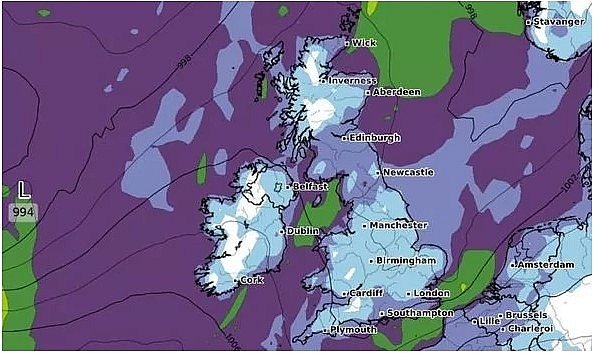 UK and Europe weather forecast latest, September 24: Freeze smashs Britain with torrential rain and powerful winds