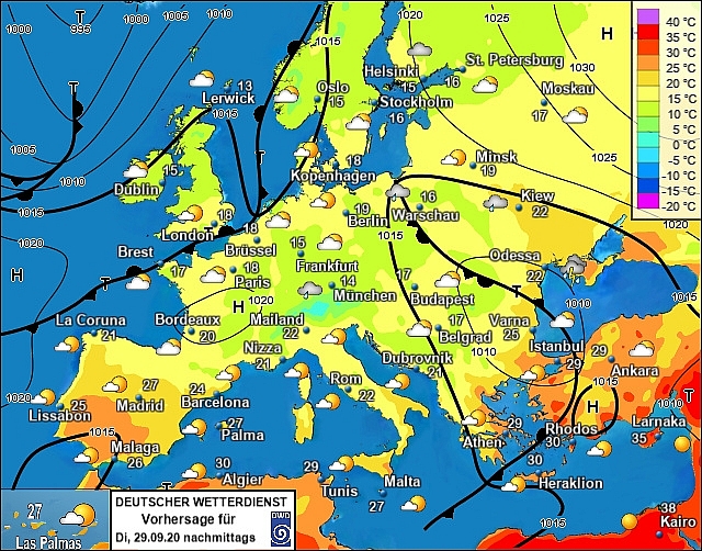 UK and Europe weather forecast latest, September 29: Heavy rain and frost set to clash Britain
