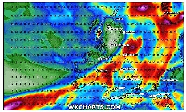 UK and Europe weather forecast latest, October 7: A storm causes torrential rain and unsettled conditions for Britain