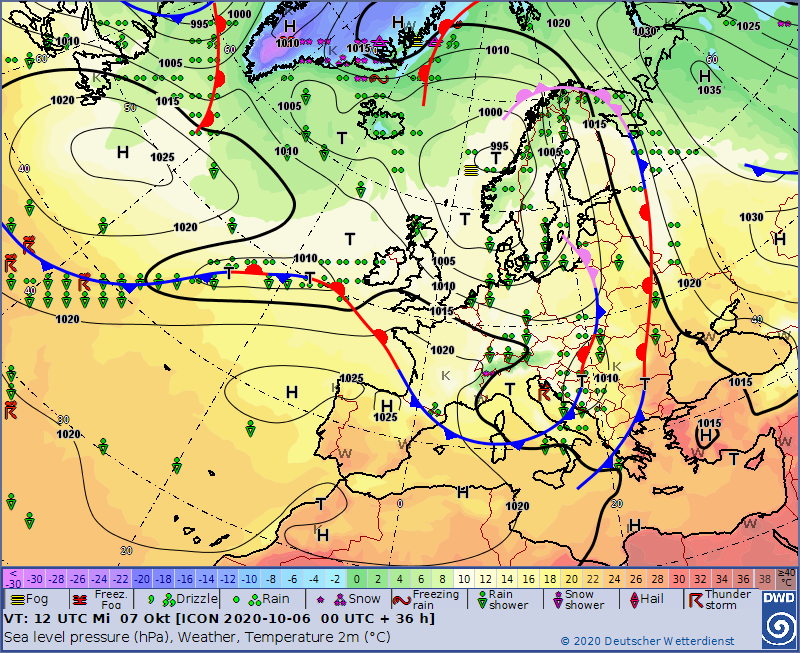 UK and Europe weather forecast latest, October 7: A storm causes torrential rain and unsettled conditions for Britain