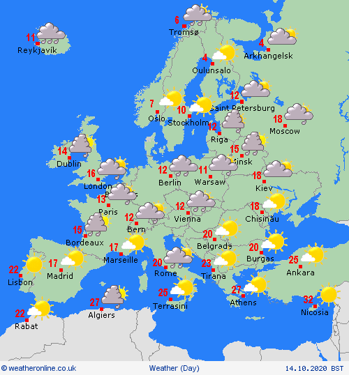 UK and Europe weather forecast latest, October 14: Freezing air and frost cover across Britain