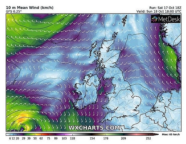 UK and Europe weather forecast latest, October 19: Storms set to arrive as temperatures plummet across Britain