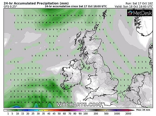 UK and Europe weather forecast latest, October 19: Storms set to arrive as temperatures plummet across Britain