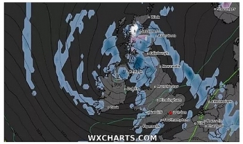 uk and europe weather forecast latest october 29 october to end with two hurricanes bringing snow and temperatures plummet