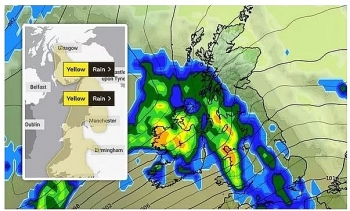 uk and europe weather forecast latest october 30 flood warnings issued as remnants of hurricane epsilon batter britain