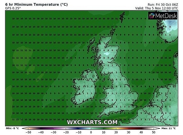 UK and Europe weather forecast latest, November 1: Freezing air to sweep Britain as La Nina declared