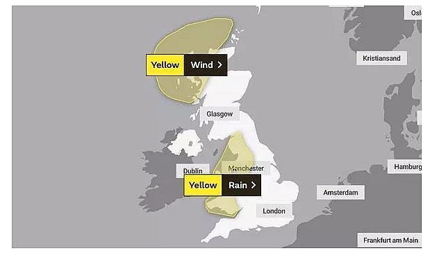 UK and Europe weather forecast latest, November 2: Severe weather with torrential rain set to batter Britain