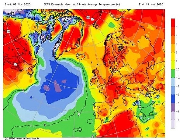 UK and Europe weather forecast latest, November 10: Warmer weather in some parts of the UK with an Indian summer heatwave