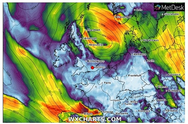 UK and Europe weather forecast latest, December 7: Chilly temperatures linger with gales, snowfall and icy rain
