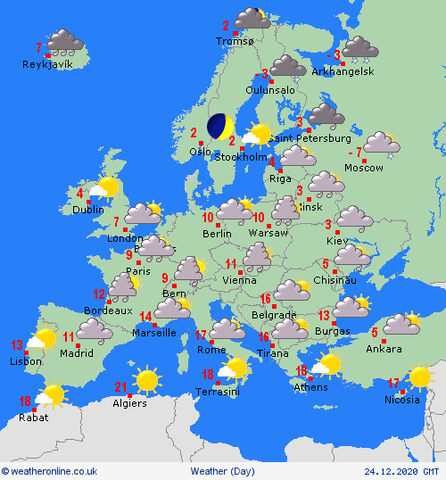 UK and Europe weather forecast latest, December 24: Freezing air, widespread snow to cover the UK over the next couple of weeks