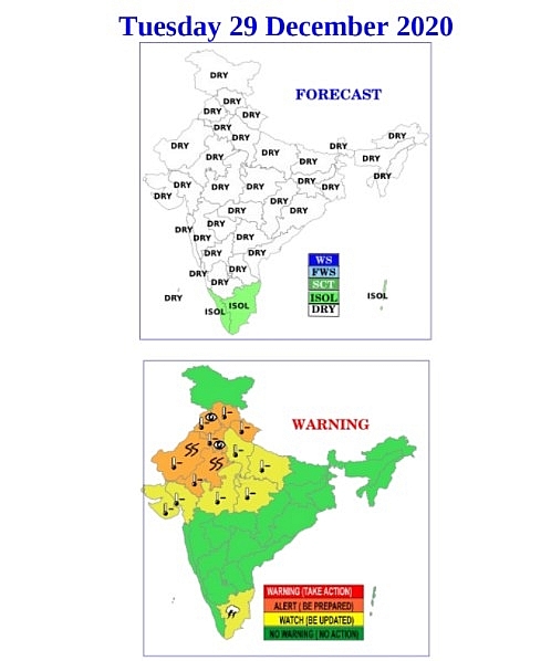 India weather forecast latest, December 29: Dense fog with ground frost conditions to cover northwest India around New Year’s Eve