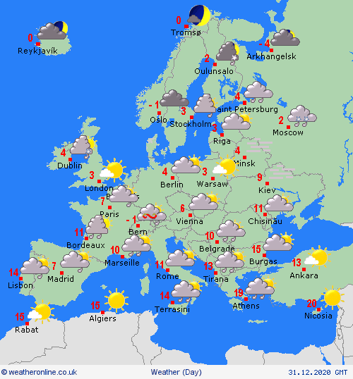 UK and Europe weather forecast latest, December 31:  More ice, snow and wintry showers to blanket large parts of the UK