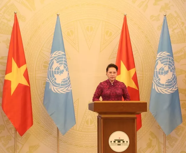Remarks by NA Chairwoman Nguyen Thi Kim Ngan at UNGA High-level Meeting to celebrate 25th Anniversary of the Fourth World Conference on Women