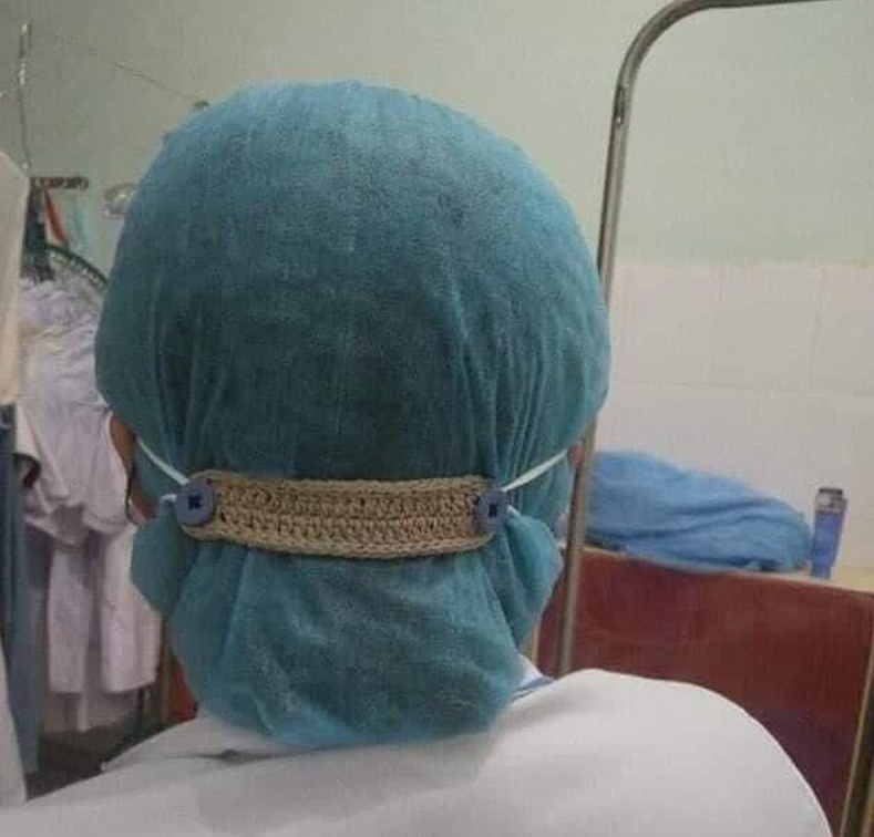 Covid-19 in Vietnan: Creative way to relieve ear ache from extensive facemask wearing