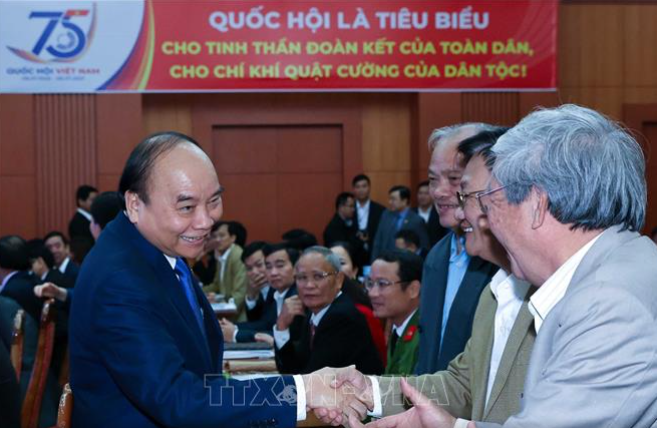 PM attends ceremony marking 75 years of first general elections