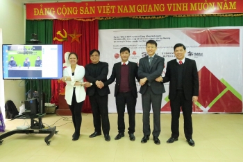 happy village built for muong ethnic people