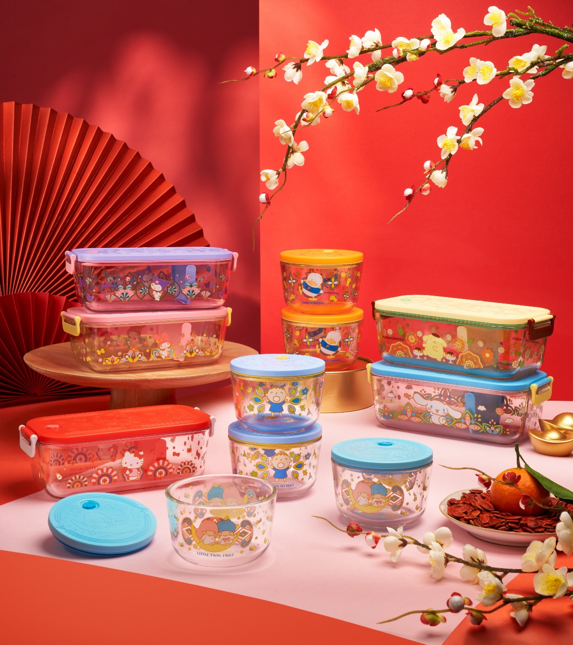 7-Eleven launches a stylish and practical collection of 8 Sanrio characters Best Wishes Leakproof Glass Containers to usher in the Year of the Rabbit