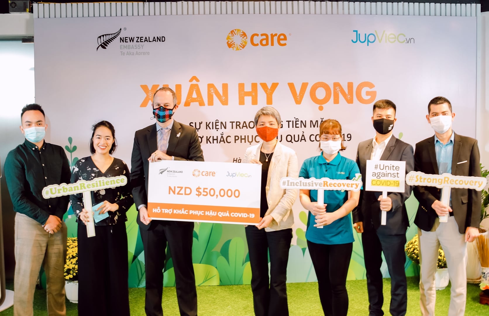 NZ embassy, care support female workers tackling covid 19 impacts