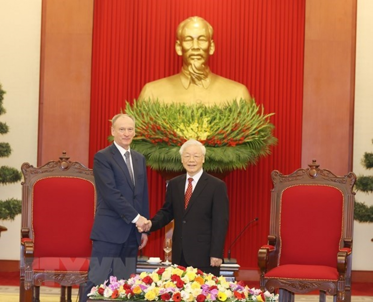 russia vietnam to strengthen security defence cooperation vietnams top leader