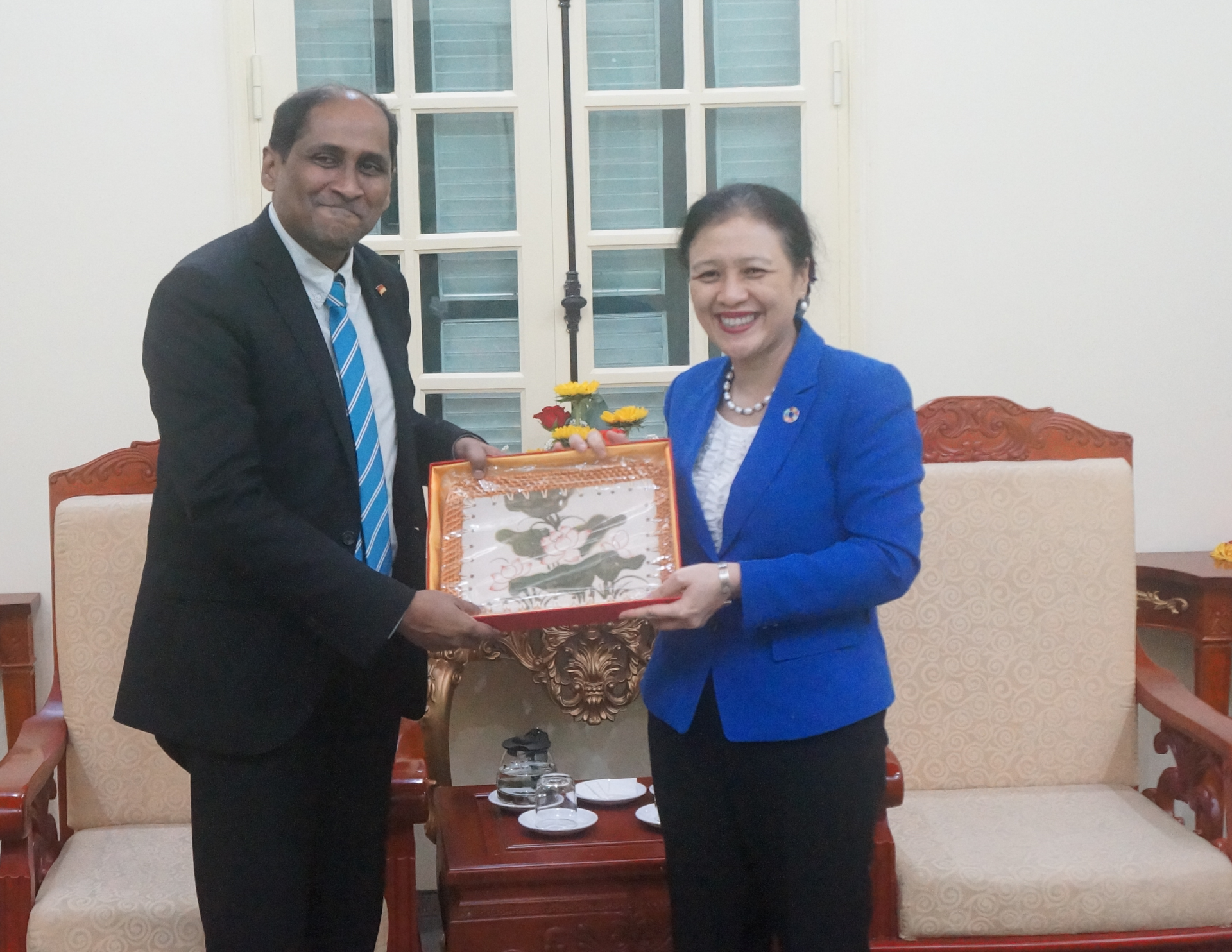 Newly appointed Singaporean Ambassador to pay a courtesy visit to the VUFO President