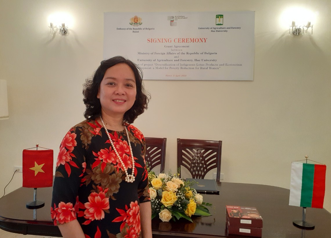 The Embassy of Bulgaria funds a Vietnamese project of Lotus, an opportunity for rural women's development