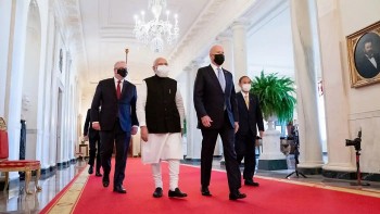 Quad Must Keep India on Board, Former Japanese PM Suga Says