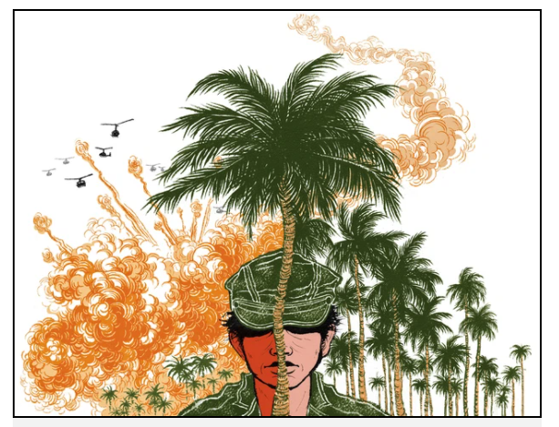 Illustration of The Sympathizer by The New York Times 