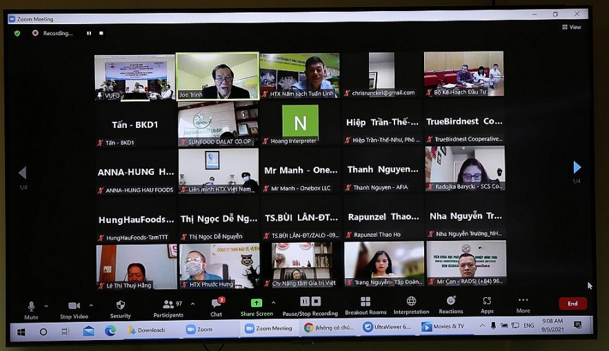 Vietnamese, American Companies Participate in Creative Webinar to Promote Agriculture and Agribusiness Cooperation