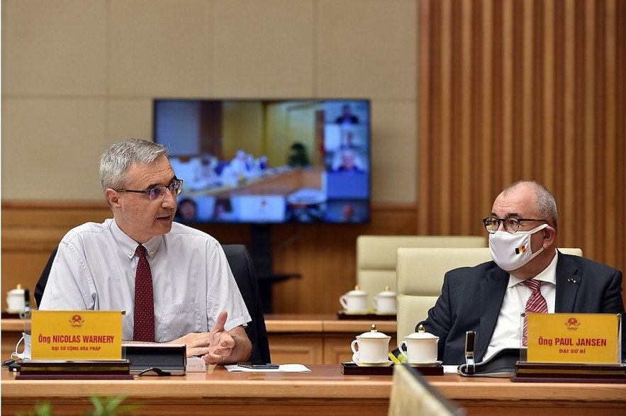 PM Assures EU businesses of Vietnam’s COVID-19 Prevention Measures