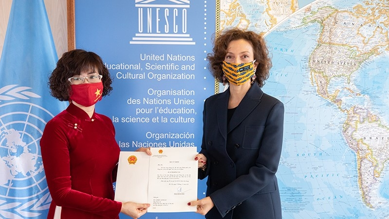 vietnamese ambassador at unesco presents credentials