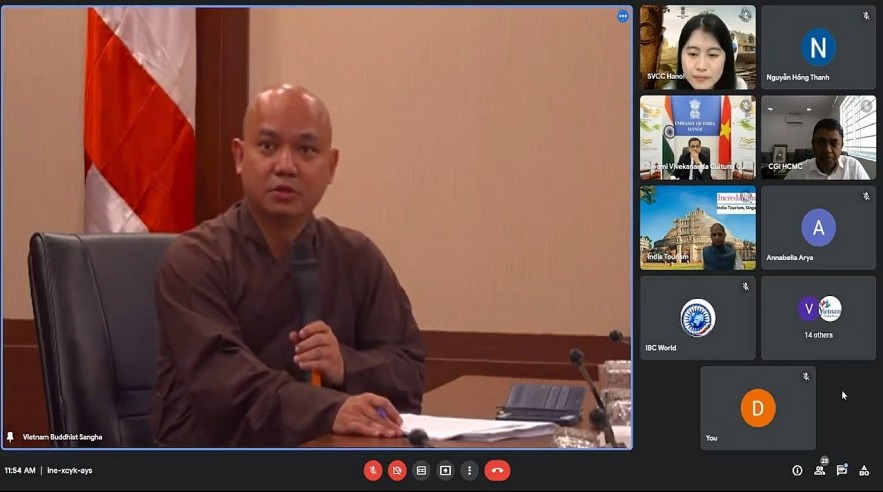 The presentations highlighted the major Buddhist pilgrimage sites in India and their significance to Buddhism.