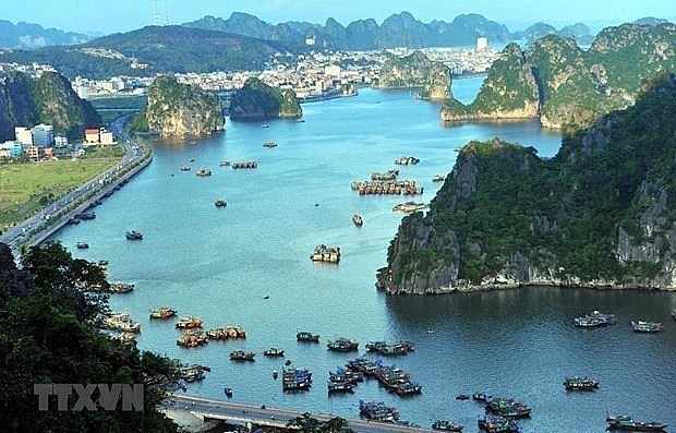 A view of Ha Long Bay. Photo: VNA