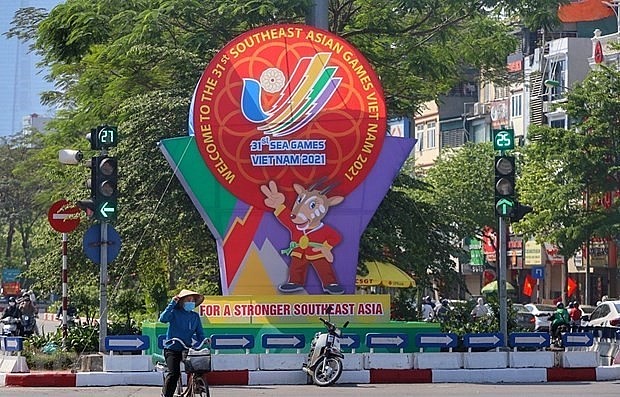 SEA Games 31 is taking place in Hanoi and 11 nearby localities until May 23. Photo: VNA