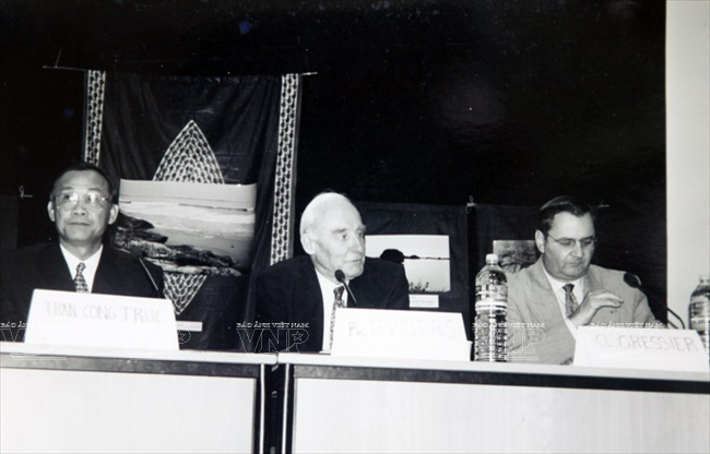  Dr. Tran Cong Truc at an international seminar on the Vietnam’s sovereignty over sea and islands. Photo: VNA
