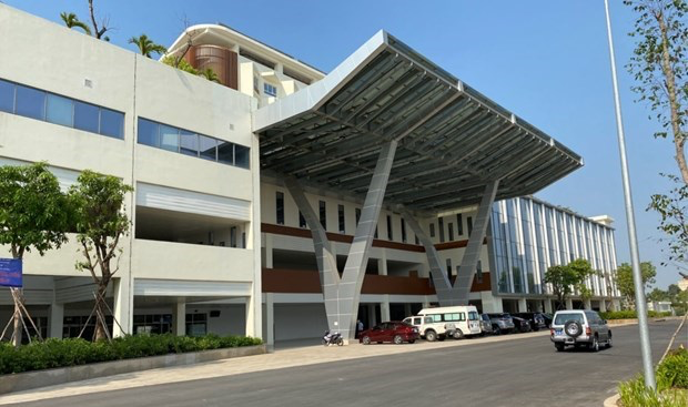The inpatient treatment area of the oncology hospital in Thu Duc city. Photo: VNN