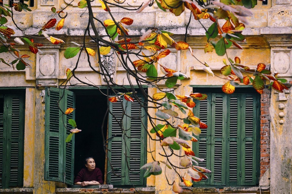 The typical architecture of Hanoi ancient house. Photo: indochinavoyages
