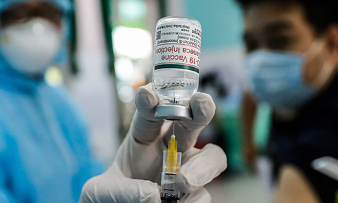 A vaccinate point in HCMC. Photo: VnExpress