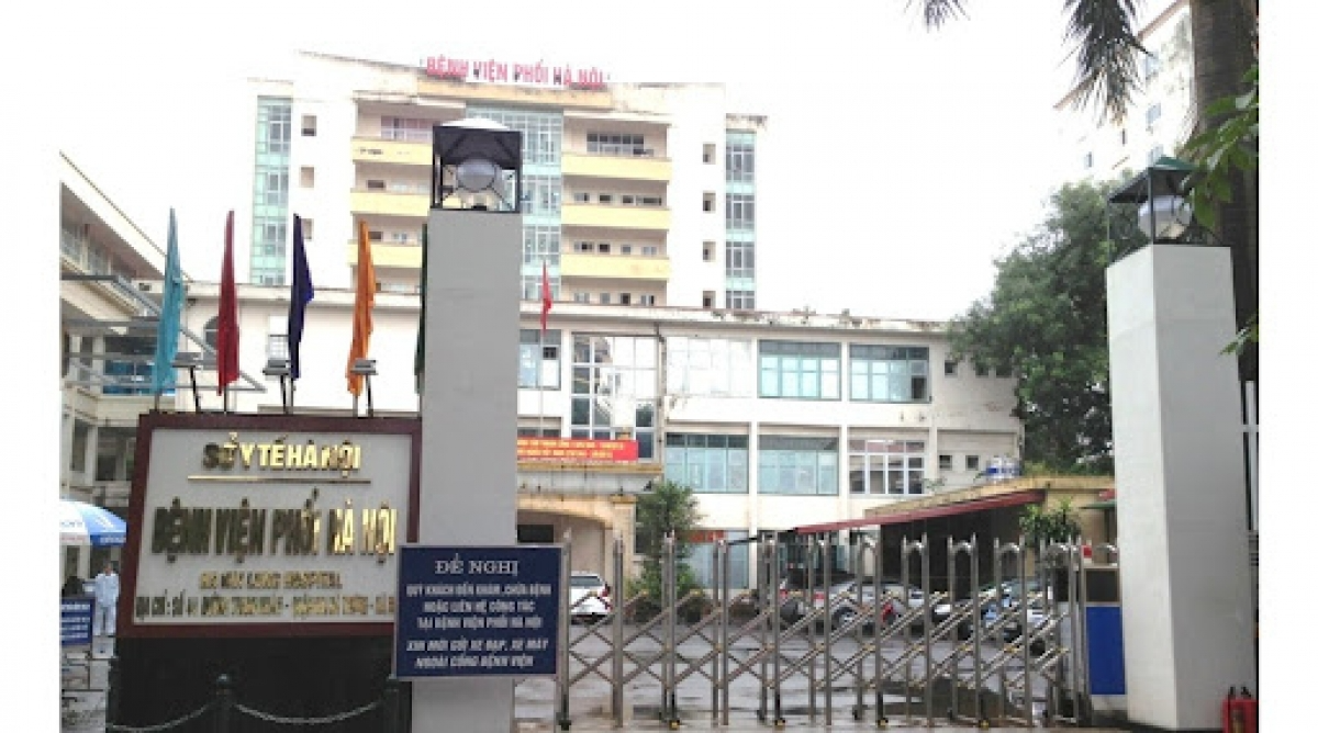 Hanoi Lung Hospital has detected 14 positive coronavirus cases. Photo: VOV