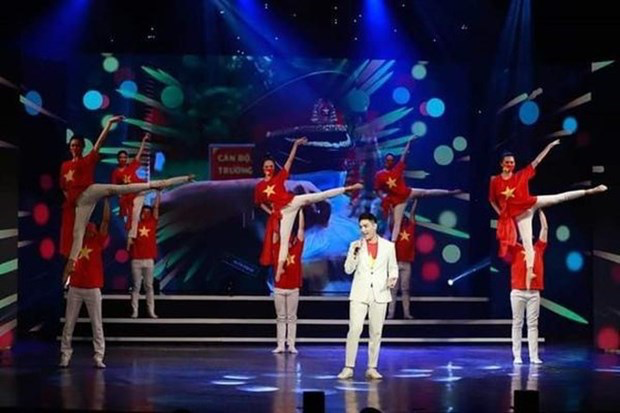 Artists from the National Music Song and Dance Theatre takes part in the programme. Photo: anninhthudo.vn