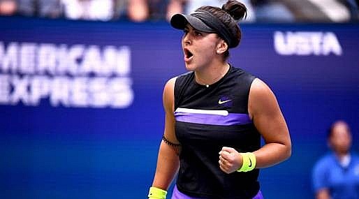 Bianca Andreescu. Photo: The Indian Express