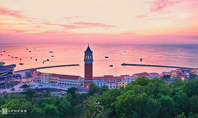 Phu Quoc Island at sunset, January 2021. Photo: VnExpress