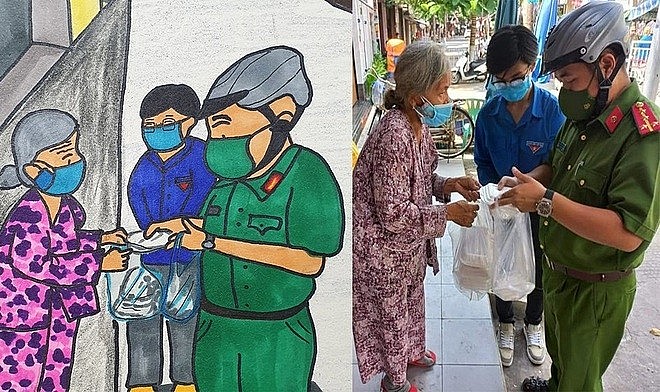 11-Year-old Girl Draws Pictures of 'White Blouse' Soldiers Fighting Against Covid-19