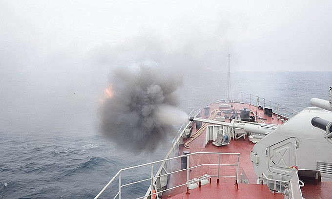 Vietnamese Corvette Won Against Russia and China in Army Games 2021's Artillery Fire