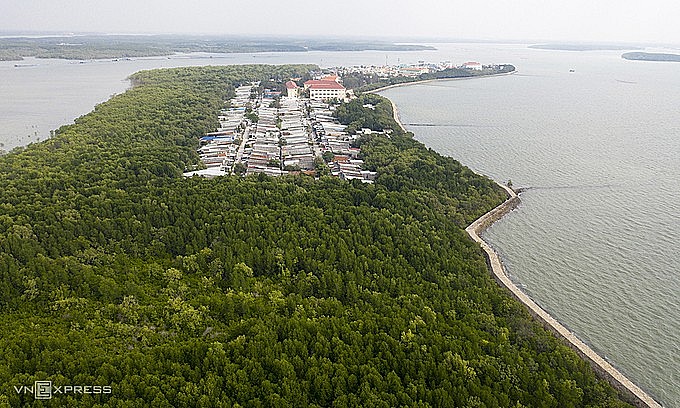 Thanh An Island in Can Gio District, HCMC, April 2021. Photo: VnExpress
