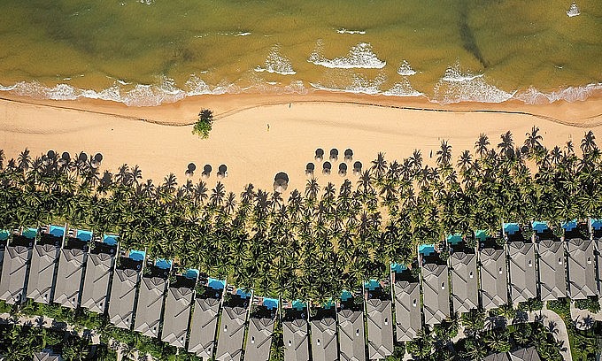 A beach resort on Phu Quoc Island, Kien Giang Province. Photo: VnExpress