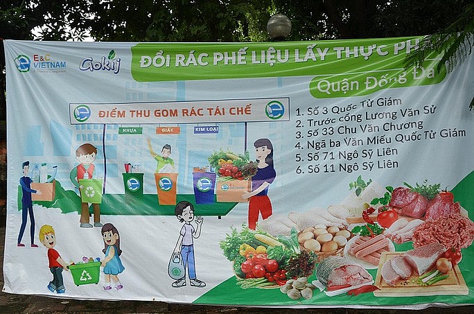 From Plastic Waste to Food: Unique Model Hanoi's Newest Green Scheme: Exchanging Plastic Waste for Food