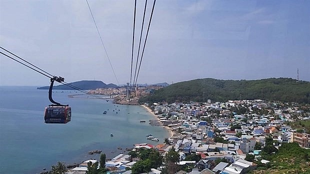 A corner of Phu Quoc island city. Photo: VNA