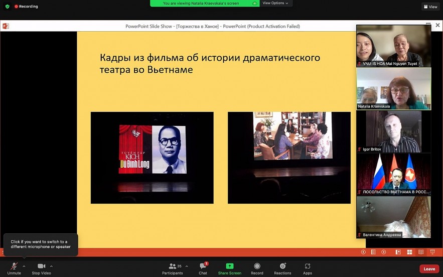 Igor Britov Introduces Famous Vietnamese Play to Russian Audiences