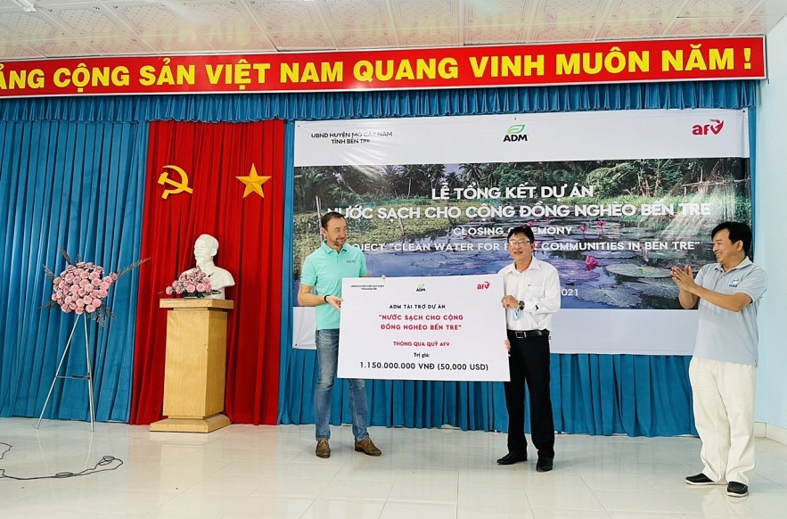 Clean Water Project Set for Poor Communities in Ben Tre